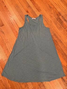 fresh produce Green Racerback Tank Dress